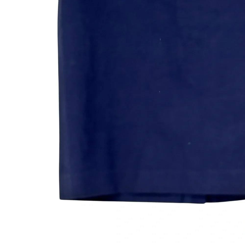 Banana Republic Size 2 Blue Cotton/Viscose/Spandex Sloan Stretch Pencil Skirt